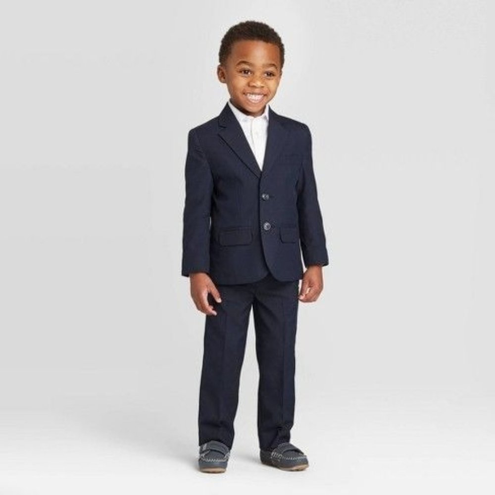 Cat & Jack™ Navy 2pc Jacket & Pants Suit Set 2T
